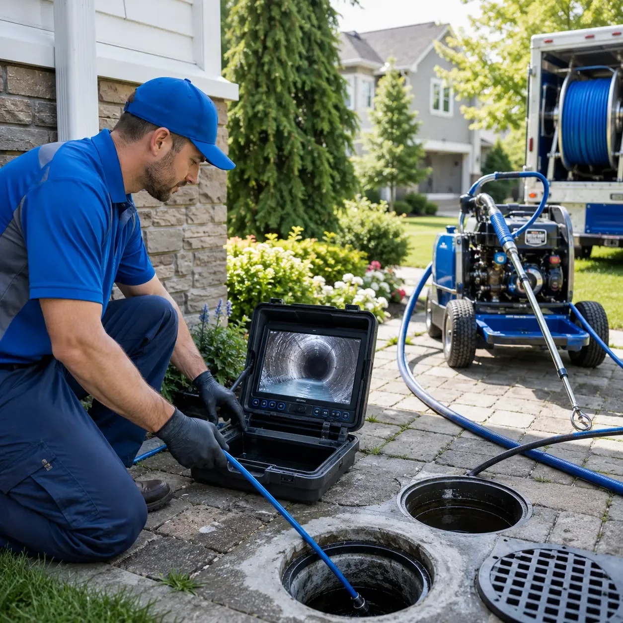 Outdoor drain cleaning professionals serving Sabine, WV